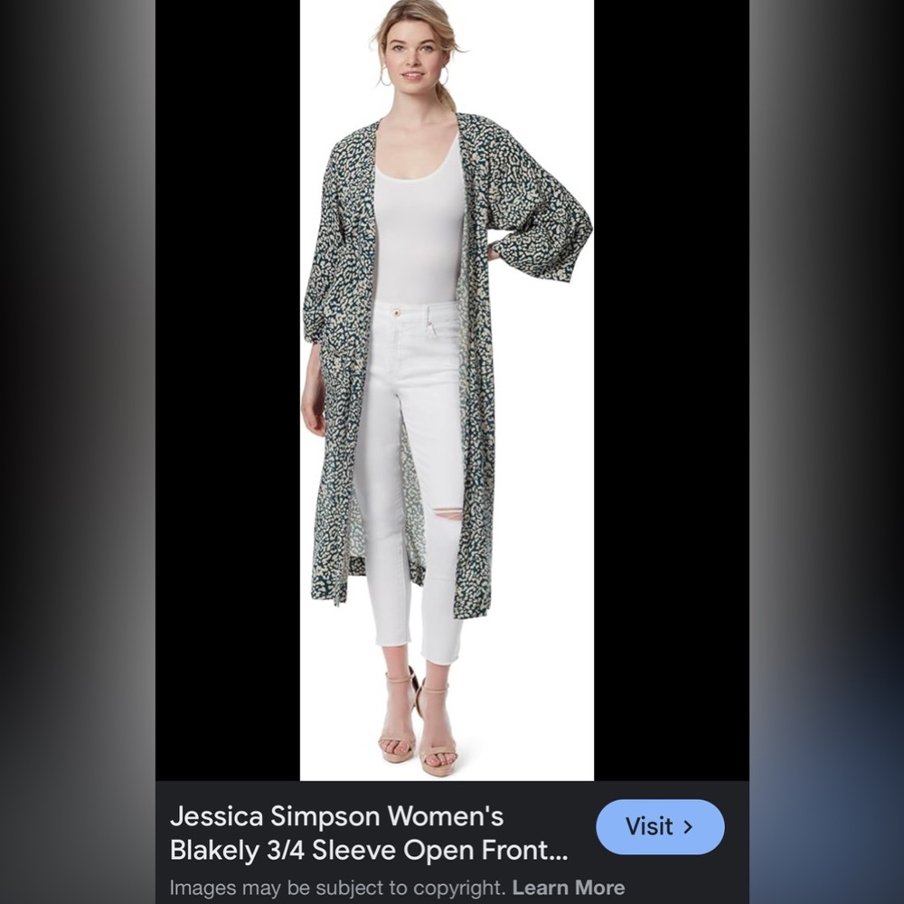 Jessica Simpson long cardigan
